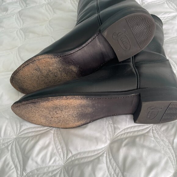 Justin Boots Men's 10" Ropers Round-toe Boot Black Size 11.5 - Picture 3 of 12